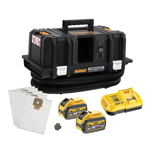 DeWalt DCV586MT2 54v M Class Extractor 2 x 6amps & Charger