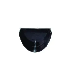 FloPlast REH2BL HiCap Black Round Internal Gutter Stop End