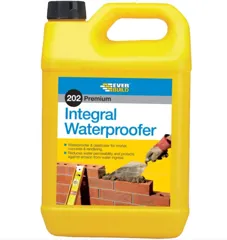 Everbuild 202 Premium Integral Liquid Waterproofer, 5L