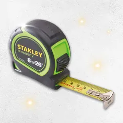 Stanley 8m (26ft) Hi-Vis Tylon Tape Measure