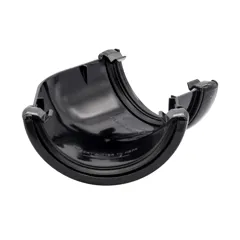 FloPlast RA2B 112mm Black Half Round Gutter 135° Angle