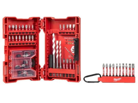 Milwaukee 4932479855 Shockwave & Carabiner Set- 54 Piece