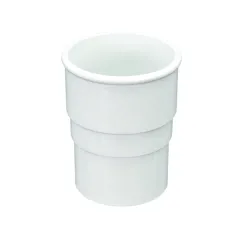 Floplast RS1W 68mm White Round Downpipe Socket