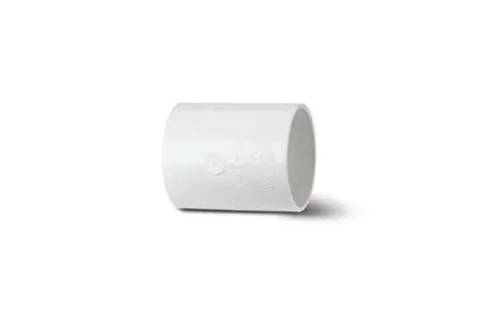 Polypipe WS26W 40mm ABS Straight Coupling White