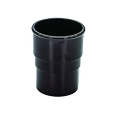 FloPlast RS1B 68mm Black Round Downpipe Socket