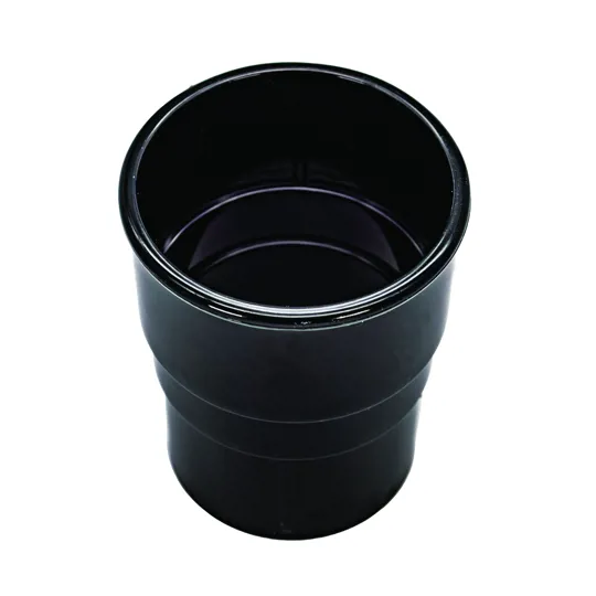Floplast RS1B 68mm Black Round Downpipe Socket