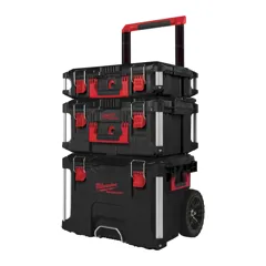 Milwaukee PACKOUT 3pc Storage System Set on Trolley (4932464244)