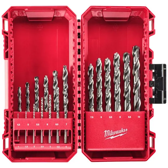 Milwaukee 4932493869 Thunderweb HSS Set 1-10mm 19 Piece