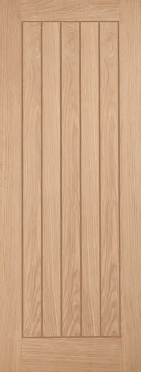 LPD Belize Unfinished Oak Internal Door, 33in / 838 x 1981 x 35mm - FSC® Certified