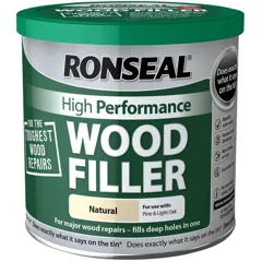 Ronseal High Performance Wood Filler Natural, 550g