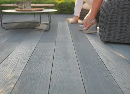 Millboard Enhanced Grain Board 176 x 32 x 3600mm Brushed Basalt