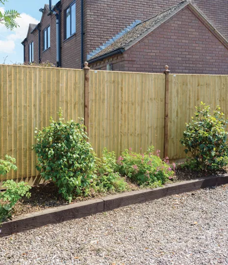 Grange Standard Feather Edge Fence Panel Green 1.8m 