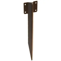 Perry SleeperSecure No.4715 Brown Single Sleeper Straight Support Spike, 440 x 115mm