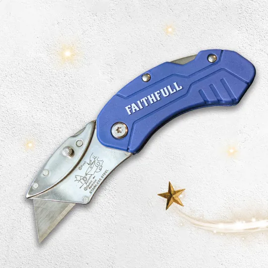 Faithfull Nylon Utility Folding Knife (XMS23)