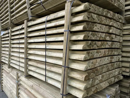 Half Round Fence Rails Treated 3.66mx100mm 