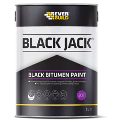 Everbuild 901 Black Bitumen Paint, 5L