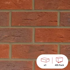 Forterra Butterley Clumber Red Mixture Facing Brick, 65mm