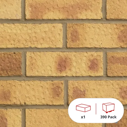 LBC Saxon Gold 65mm Brick (390 Per Pack)