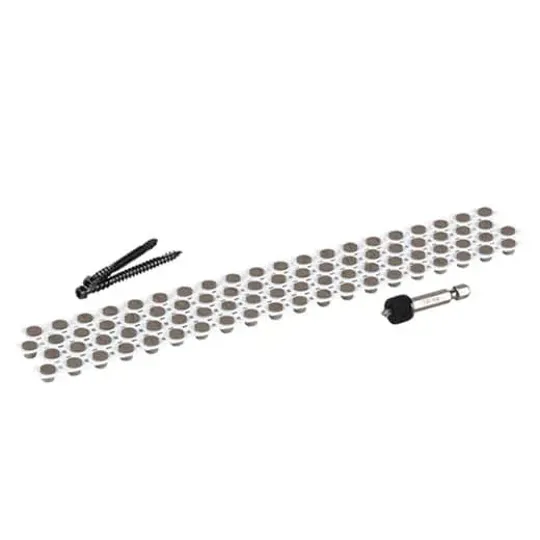 Elements Collated Cortex Screws (x350) & Plugs (x400) English Walnut 