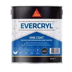 Sika Evercryl One Coat Black - 2.5Kg