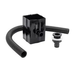 Floplast RVS1B Black Flosaver Rainwater Diverter