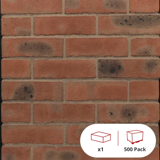 Wienerberger Nutcombe Multi Stock 65mm Brick (500 Per Pack)