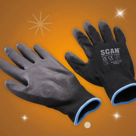 Scan PU Gloves (5 Pairs) (XMS24)