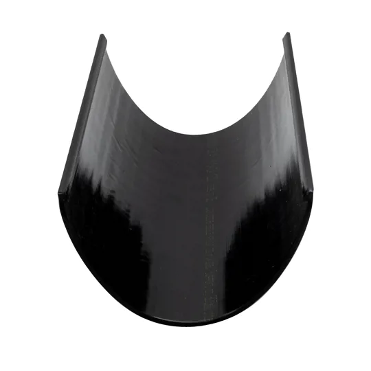 Floplast RGH4B HiCap 115 x 75mm Black Gutter 4m