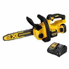 DeWalt DCM565P1-GB 18V XR Brushless 30cm Chainsaw, 1 x 5.0Ah Battery & Charger