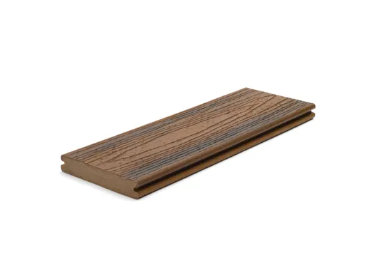Trex Transcend 25x140mm Deck Board Grooved 3.66m Spiced Rum