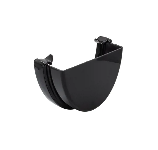 Floplast REH1BL HiCap Black External Gutter Stop End