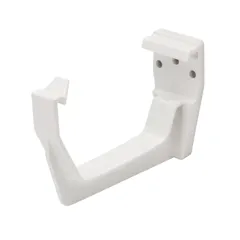 FloPlast RKS1W 114mm White Square Fascia Gutter Bracket