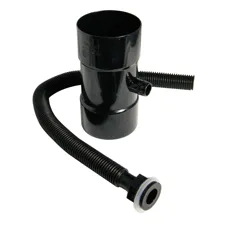 Floplast RVH1BL 80mm High Capacity Black Downpipe Flosaver/Diverter
