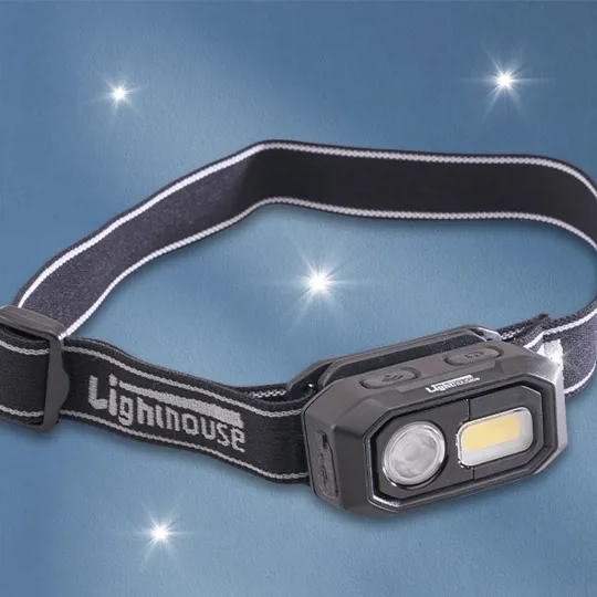 Lighthouse 300 Lumens Rechargeable Elite Headlight (XMS23)