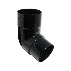 Floplast RBH2BL 80mm High Capacity Black 112° Downpipe Bend