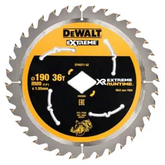 DeWalt DT40271-QZ XR Extreme Runtime Diamond Bore Saw Blade, 190mm x 36T