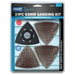 SMART HS93KIT Trade Multi Tool Complete Sanding Kit 93mm, 31 Piece