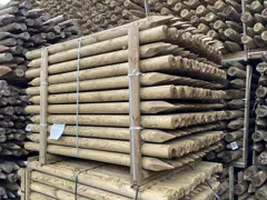 Machine Round Fence Stakes - 85mm x 1.8m UC4 Treated