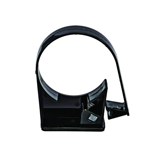 Floplast RC3B 68mm Black Round Downpipe Single Fix Clip