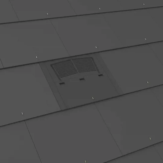 Manthorpe GILSV30-25-BL In-line Slate Ventilator
