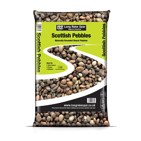 Long Rake Scottish Pebbles 20-30mm (20kg)