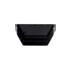 FloPlast RES2B 114mm Black Square Internal Gutter Stop End