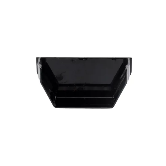 Floplast RES2B 114mm Black Square Internal Gutter Stop End