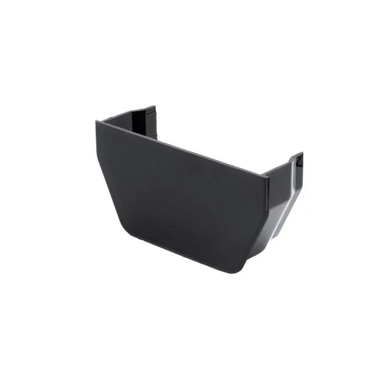Floplast RES2B 114mm Black Square Internal Gutter Stop End