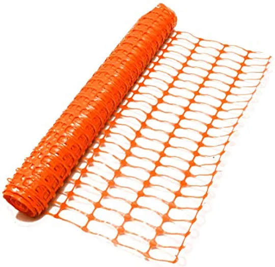 Orange Barrier Fencing 1m x 50m - Heavy Duty (7.1kg)