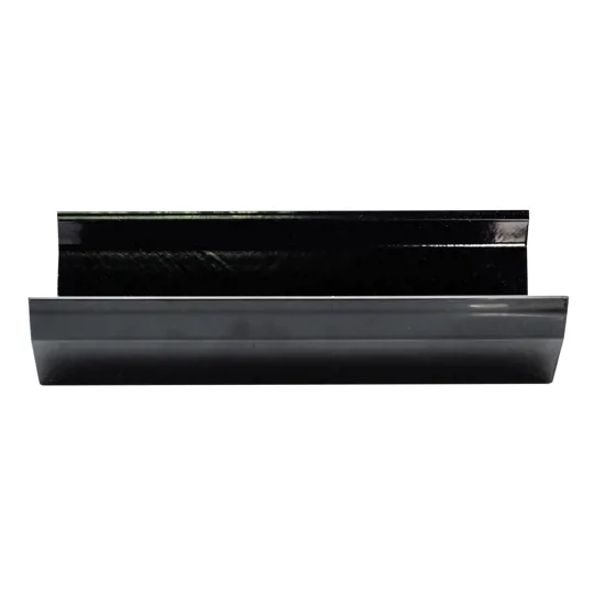 Floplast RGS4B 114mm Black Square Gutter 4m