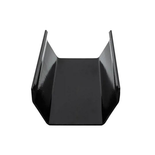 Floplast RGS4B 114mm Black Square Gutter 4m