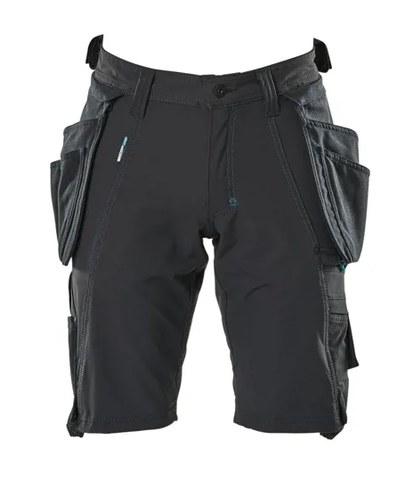Mascot 17149 Advanced Shorts with Holster Pockets, Dark Navy 32.5W