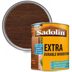 Sadolin Extra Durable Woodstain, 1L - Jacobean Walnut