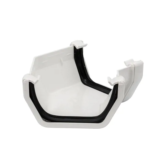 Floplast RAS2W 114mm White Square 135� Gutter Angle